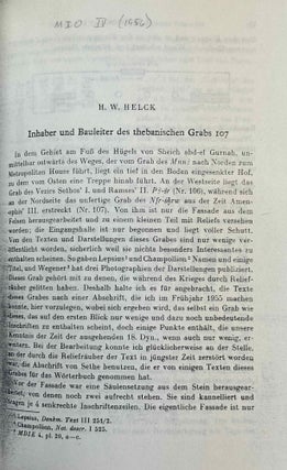 Mitteilungen des Instituts für Orientforschung, vol. 1 (1953) to 15 (1969). Set of 53 articles, which are all those related to EGYPT. Mostly in XEROX.