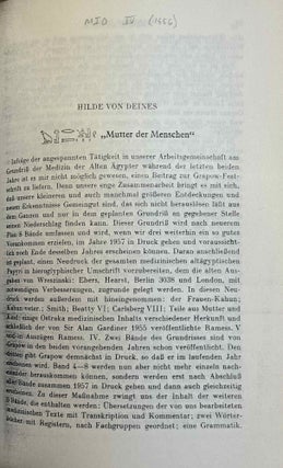 Mitteilungen des Instituts für Orientforschung, vol. 1 (1953) to 15 (1969). Set of 53 articles, which are all those related to EGYPT. Mostly in XEROX.