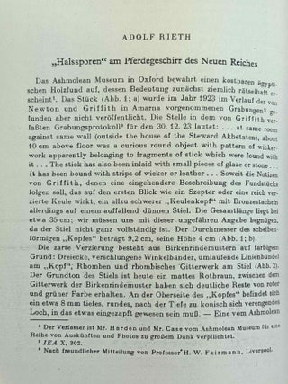 Mitteilungen des Instituts f&uuml;r Orientforschung, vol. 1 (1953) to 15 (1969). Set of 53 articles, which are all those related to EGYPT. Mostly in XEROX.