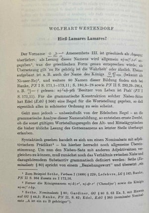 Mitteilungen des Instituts für Orientforschung, vol. 1 (1953) to 15 (1969). Set of 53 articles, which are all those related to EGYPT. Mostly in XEROX.