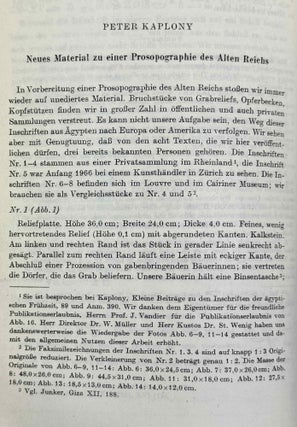 Mitteilungen des Instituts für Orientforschung, vol. 1 (1953) to 15 (1969). Set of 53 articles, which are all those related to EGYPT. Mostly in XEROX.