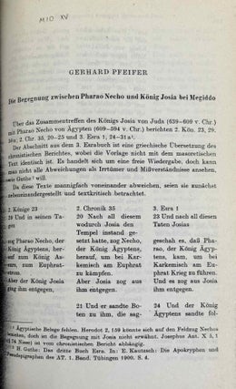 Mitteilungen des Instituts für Orientforschung, vol. 1 (1953) to 15 (1969). Set of 53 articles, which are all those related to EGYPT. Mostly in XEROX.