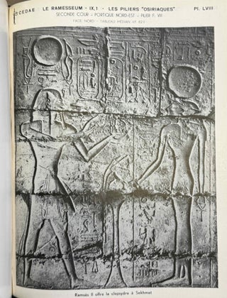 Le Ramesseum. Les piliers "Osiriaques". Tomes IX-1 & IX-2 (complete set)
