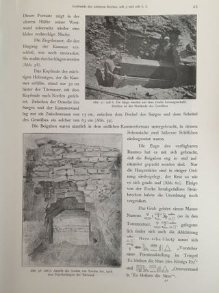 Priestergräber und andere Grabfunde vom Ende des alten Reiches bis zur griechischen Zeit vom Totentempel des Ne-User-Rê