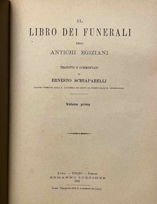 Il libro dei funerali degli antichi Egiziani. Volume primo.[newline]M1524c-02.jpeg