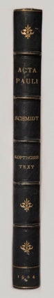 Item #M1526 Acta Pauli aus der Heidelberger Koptischen Papyrushandschrift Nr. 1. Übersetzung,...