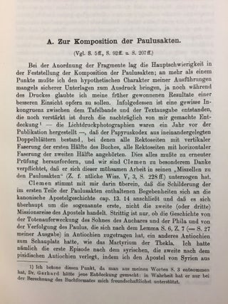 Acta Pauli aus der Heidelberger Koptischen Papyrushandschrift Nr. 1. Band I: Übersetzung, Untersuchungen und koptischer Text. Band II: Tafelband (complete set)[newline]M1526a-05.jpg