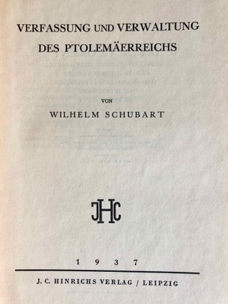 Verfassung und Verwaltung des Ptolemäerreichs[newline]M1539-01.jpg