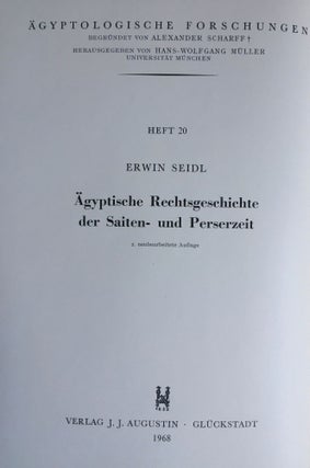 Ägyptische Rechtsgeschichte der Saiten- und Perserzeit[newline]M1542a-01.jpg