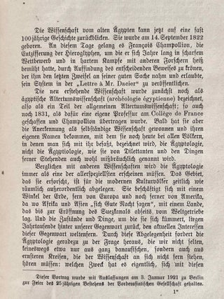 Die Ägyptologie: Zweck, Inhalt und Bedeutung dieser Wissenschaft und Deutschlands Anteil an ihrer Entwicklung[newline]M1556b-04.jpeg