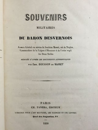 Souvenirs militaires du baron Desvernois[newline]M1557-03.jpg