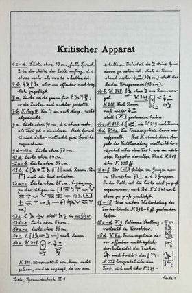 Die altägyptischen Pyramidentexte. JAMES HENRY BREASTED'S COPY. Nach den Papierabdrücken und Photographien des Berliner Museums. Neu herausgegeben und erläutert. Band I (Spruch 1-468). Band II (Spruch 469-714). Band III: Kritischer Apparat. Beschreibung der Inschriften. Konkordanz der Texte. Band IV: Epigraphic (Spruch 213-229) (complete set).