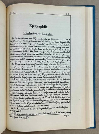 Die altägyptischen Pyramidentexte. JAMES HENRY BREASTED'S COPY. Nach den Papierabdrücken und Photographien des Berliner Museums. Neu herausgegeben und erläutert. Band I (Spruch 1-468). Band II (Spruch 469-714). Band III: Kritischer Apparat. Beschreibung der Inschriften. Konkordanz der Texte. Band IV: Epigraphic (Spruch 213-229) (complete set).