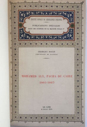 Mohamed Aly, Pacha du Caire (1805-1807). Correspondance des consuls de France en Egypte.[newline]M1561a-02.jpg