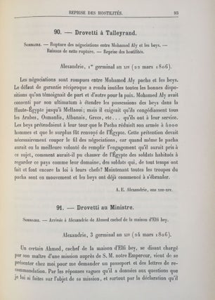 Mohamed Aly, Pacha du Caire (1805-1807). Correspondance des consuls de France en Egypte.[newline]M1561a-09.jpg