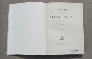 Urkunden (I) des alten Reiches. Heft 1-4 (complete)[newline]M1572c-13.jpg