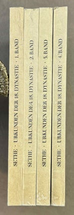 Item #M1574j Urkunden (IV) der 18. Dynastie. Historisch-biographische Urkunden. Band I. Fasc....