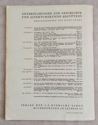Urkunden (VII). Historisch-biographische Urkunden des mittleren Reiches I. Unter Mitwirkung von W. Erichsen.