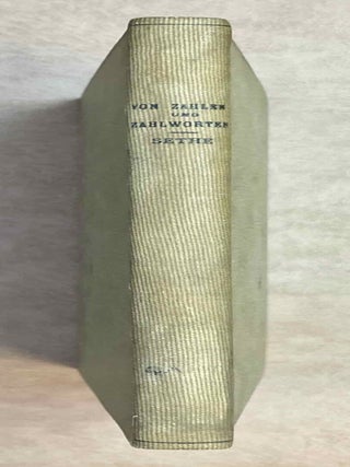 Item #M1586b Von Zahlen und Zahlworten bei den alten &Auml;gyptern und was f&uuml;r andere V&ouml;lker und...