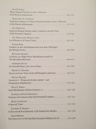 Festschrift William Kelly Simpson - Studies in honor of W.K. Simpson. Vol. I & II (complete set)