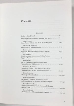 Festschrift William Kelly Simpson - Studies in honor of W.K. Simpson. Vol. I & II (complete set)[newline]M1595d-05.jpg