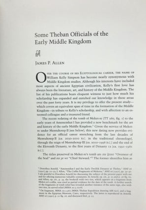 Festschrift William Kelly Simpson - Studies in honor of W.K. Simpson. Vol. I & II (complete set)[newline]M1595d-14.jpg