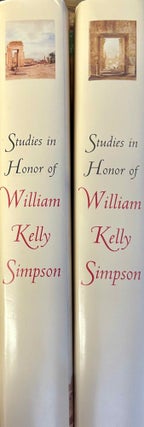 Item #M1595e Festschrift William Kelly Simpson - Studies in honor of W.K. Simpson. Vol. I &...