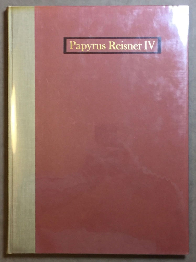 Item #M1600h Papyrus Reisner IV: Personal accounts of the early XIIth dynasty. SIMPSON William Kelly.[newline]M1600h.jpg