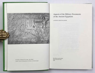 Aspects of the military documents of the ancient Egyptians