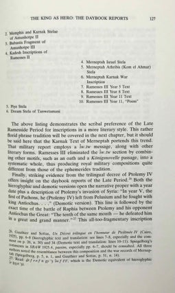 Aspects of the military documents of the ancient Egyptians