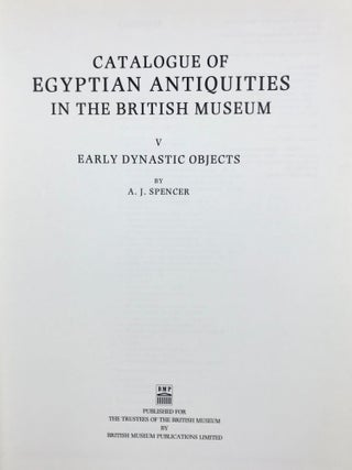 Catalogue of Egyptian antiquities in the British Museum. Vol. V: Early dynastic objects[newline]M1609a-01.jpg