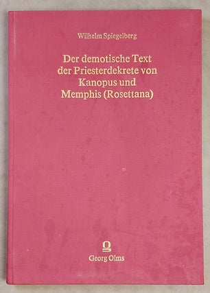 Item #M1613a Der demotische Text der Priesterdekrete von Kanopus und Memphis (Rosettana) mit...[newline]M1613a-00.jpeg