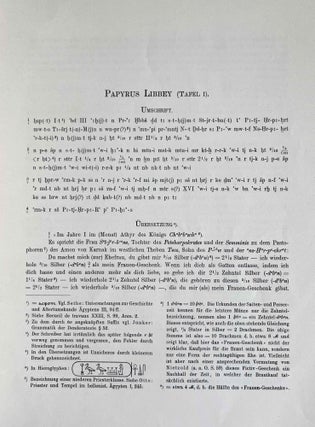 Der Papyrus Libbey. Ein Ägyptischer Heiratsvertrag.[newline]M1614-04.jpeg