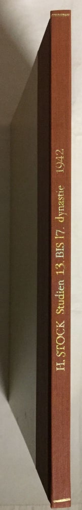 Item #M1627b Studien zur Geschichte und Archäologie der 13. bis 17. dyn. STOCK Hanns.[newline]M1627b.jpg