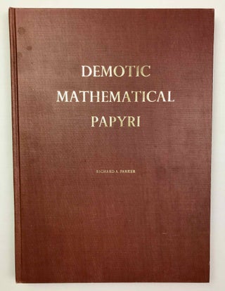Item #M1640f Demotic mathematical papyri. PARKER Richard Anthony[newline]M1640f-00.jpeg
