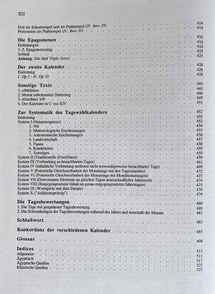 Tagewählerei. Das Buch h3t nhh ph.wy dt und verwandte Texte. Text- und Tafelband (complete set)[newline]M1643-07.jpeg