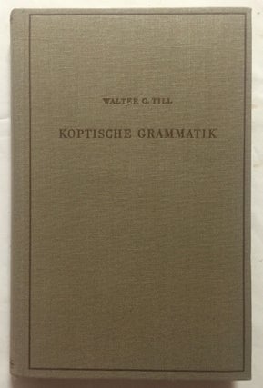 Item #M1644b Koptische Grammatik (saïdischer Dialekt). Mit Bibliographie, Lesestücken und...[newline]M1644b.jpg