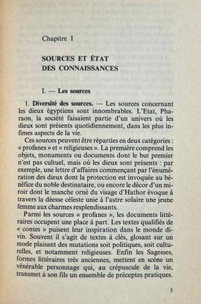 Les dieux de l'Egypte