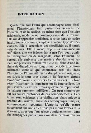 L'égyptologie