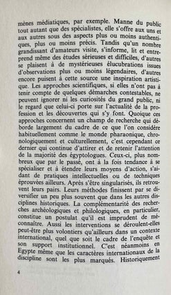 L'égyptologie
