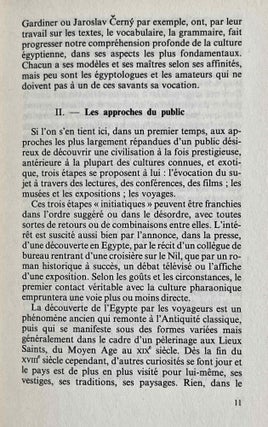 L'égyptologie