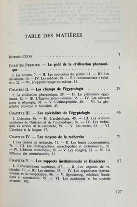 L'égyptologie