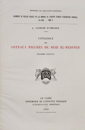 Catalogue des ostraca figurés de Deir el-Medineh. Fasc. 3. Etude générale et supplément: 2723-2733[newline]M1657b-02.jpeg