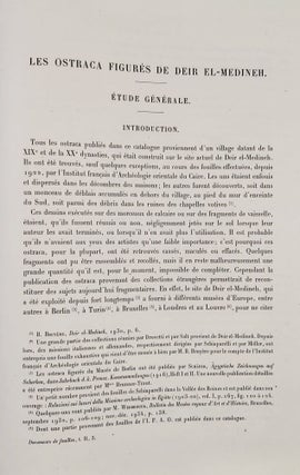 Catalogue des ostraca figurés de Deir el-Medineh. Fasc. 3. Etude générale et supplément: 2723-2733[newline]M1657b-03.jpeg