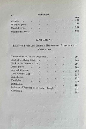 The Hibbert lectures 1879. Lectures on the origin and growth of religion as illustrated by the religion of Ancient Egypt. Delivered in May and June 1879.[newline]M1662-06.jpeg