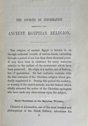 The Hibbert lectures 1879. Lectures on the origin and growth of religion as illustrated by the religion of Ancient Egypt. Delivered in May and June 1879.[newline]M1662-07.jpeg