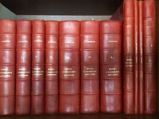 Item #M1664c Manuel d'archéologie égyptienne. Complete in 11 volumes. Tome I: Les époques de...[newline]M1664c.jpg