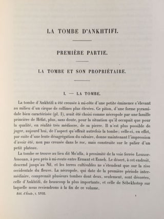 Mo'alla. La tombe d'Ankhtifi et la tombe de Sebekhotep.