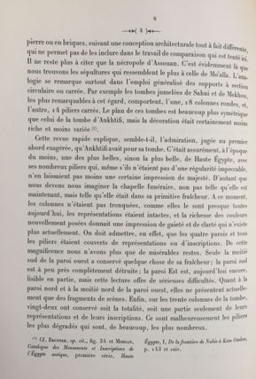 Mo'alla. La tombe d'Ankhtifi et la tombe de Sebekhotep.