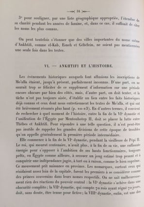 Mo'alla. La tombe d'Ankhtifi et la tombe de Sebekhotep.